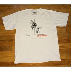 The Mountain End Pesticide Use Save The Bees Bumble Bee Tee XL NWOT